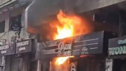 Beyrut’ta bir restoranda çıkan yangın nedeniyle 8 kişi öldü