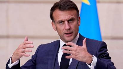 Macron, Ukrayna yardımı hakkında konuştu