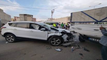 Mardin Kızıltepe'de zincirleme trafik kazası