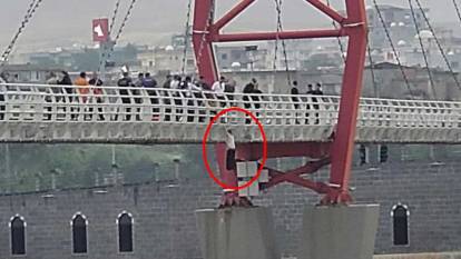 Cizre’de bir kadın köprüden nehre atladı
