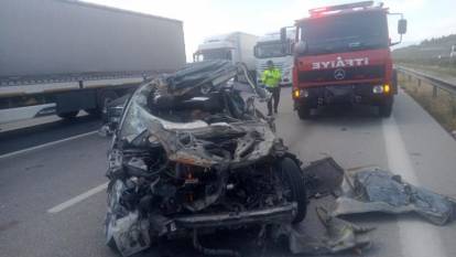 Gaziantep'te trafik kaza: 1 ölü, 2 yaralı
