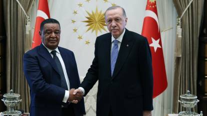 Erdoğan eski Etiyopya Cumhurbaşkanı Wirtu'yu kabul etti