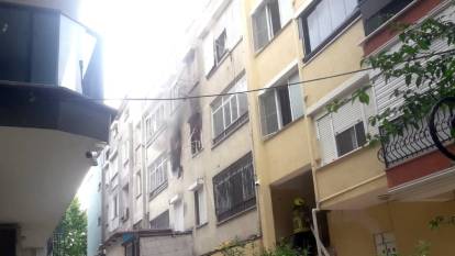 Balıkesir'de apartman yangını