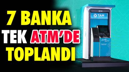 Yedi banka yedi ATM'de toplandı
