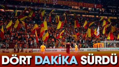 Galatasaray taraftarı sistemi 4 dakikada kilitledi