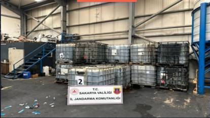 Sakarya'da 220 ton kaçak akaryakıt ele geçirildi