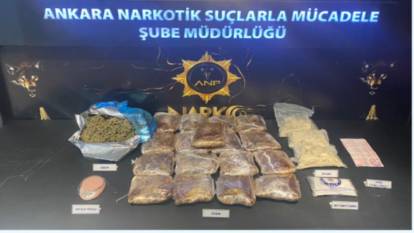 Ankara'da uyuşturucu operasyonu 3 gözaltı