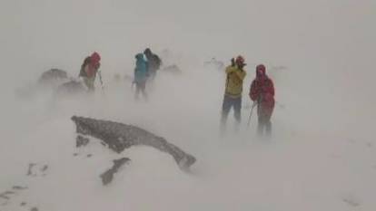 Rus dağcılar  Ağrı Dağı'na tırmanamadı