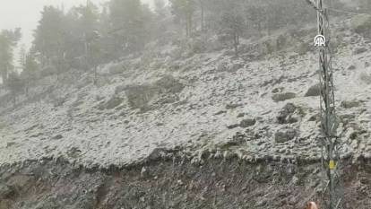 Mayıs ortasında Bolu’da kar sürprizi