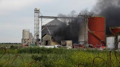 Lüleburgaz’da atık yağ fabrikasında yangın
