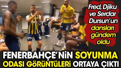 Fenerbahçe'nin soyunma odasındaki görüntüleri ortaya çıktı. Yaptıklarını canlı yayında herkes gördü