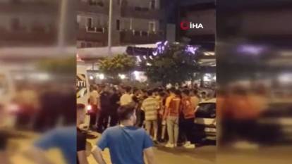 İzmir'de derbi sonrası taraftarlar arasında arbede