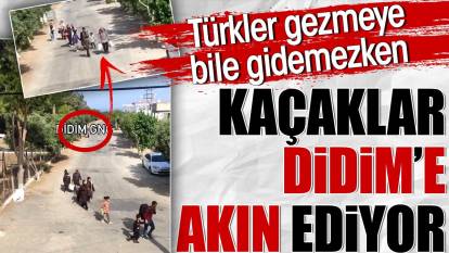 Türkler gezmeye bile gidemezken kaçaklar Didim'e akın ediyor