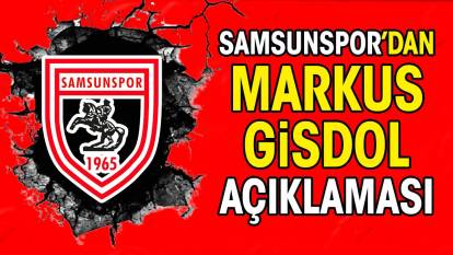 Samsunspor'dan Markus Gisdol açıklaması