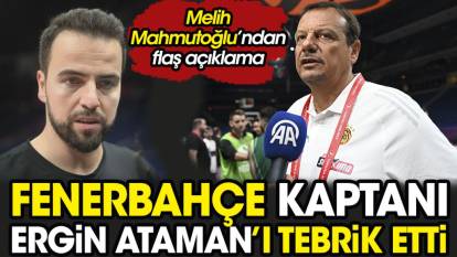 Fenerbahçe kaptanı Ergin Ataman'ı tebrik etti