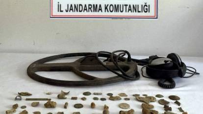 Tekirdağ'da tarihi 47 obje ele geçirildi: 2 gözaltı