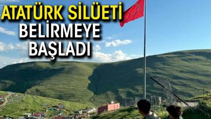 Ardahan'daki Atatürk silüeti belirmeye başladı
