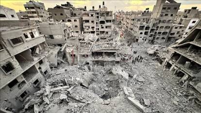 Gazze'deki binaların yarısından fazlası yıkıldı