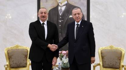 Cumhurbaşkanı Erdoğan Azerbaycan Cumhurbaşkanı Aliyev ile görüştü