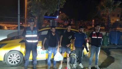 Yunanistan’a kaçmaya çalışan göçmenler yakalandı