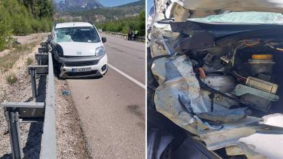 Isparta-Antalya kara yolunda feci kaza. 2 ölü 2 yaralı