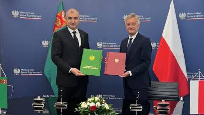 Türkmenistan ve Polonya Dışişleri Bakanlığı istişarelerde bulundu