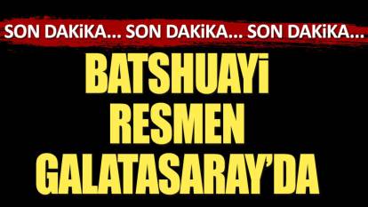 Batshuayi resmen Galatasaray'da. Fenerbahçe'ye flaş gönderme