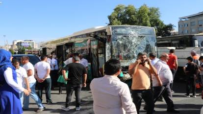 Kayseri'de freni boşalan halk otobüsü dehşeti: 4 yaralı