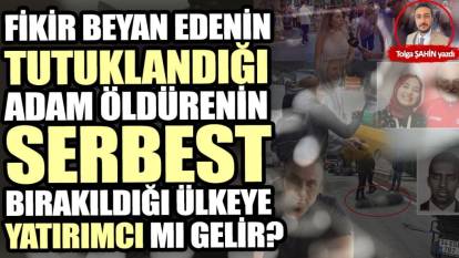 Fikir beyan edenin tutuklandığı adam öldürenin serbest bırakıldığı ülkeye yatırımcı mı gelir?