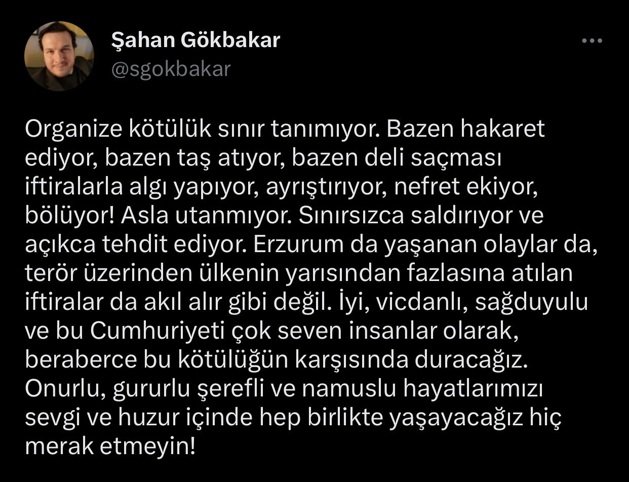 Erzurum'daki saldırı sonrası İmamoğlu'na destek yağdı! Cem Yılmaz ve Tarkan'dan çarpıcı mesajlar!