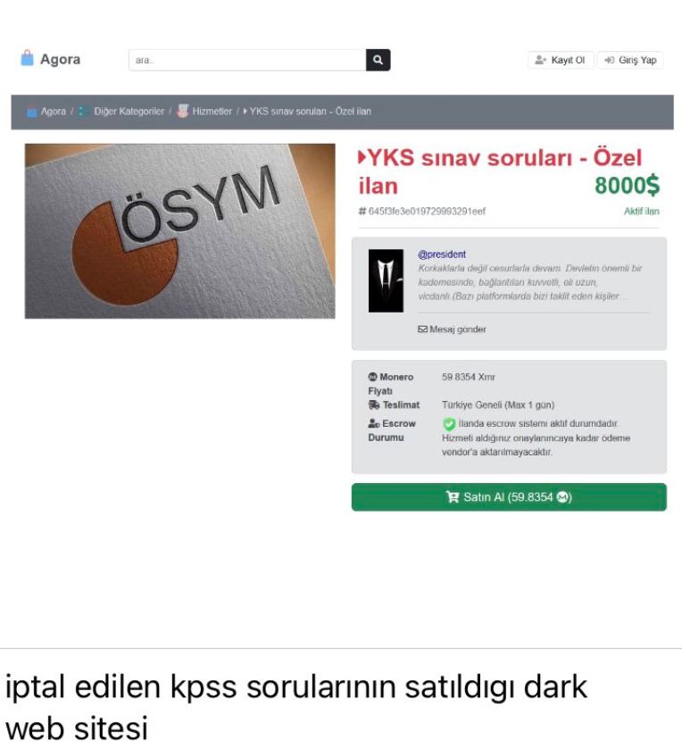 YKS soruları sınavdan önce satıldı iddiası. İşte o sorular