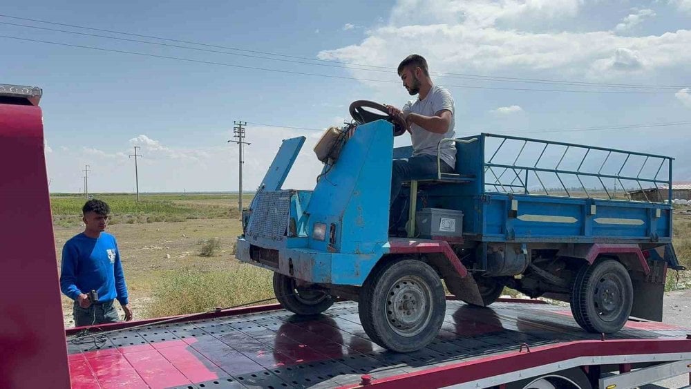 Patpat’a tofaş motoru! Köylünün ilginç aracı jandarmaya takıldı