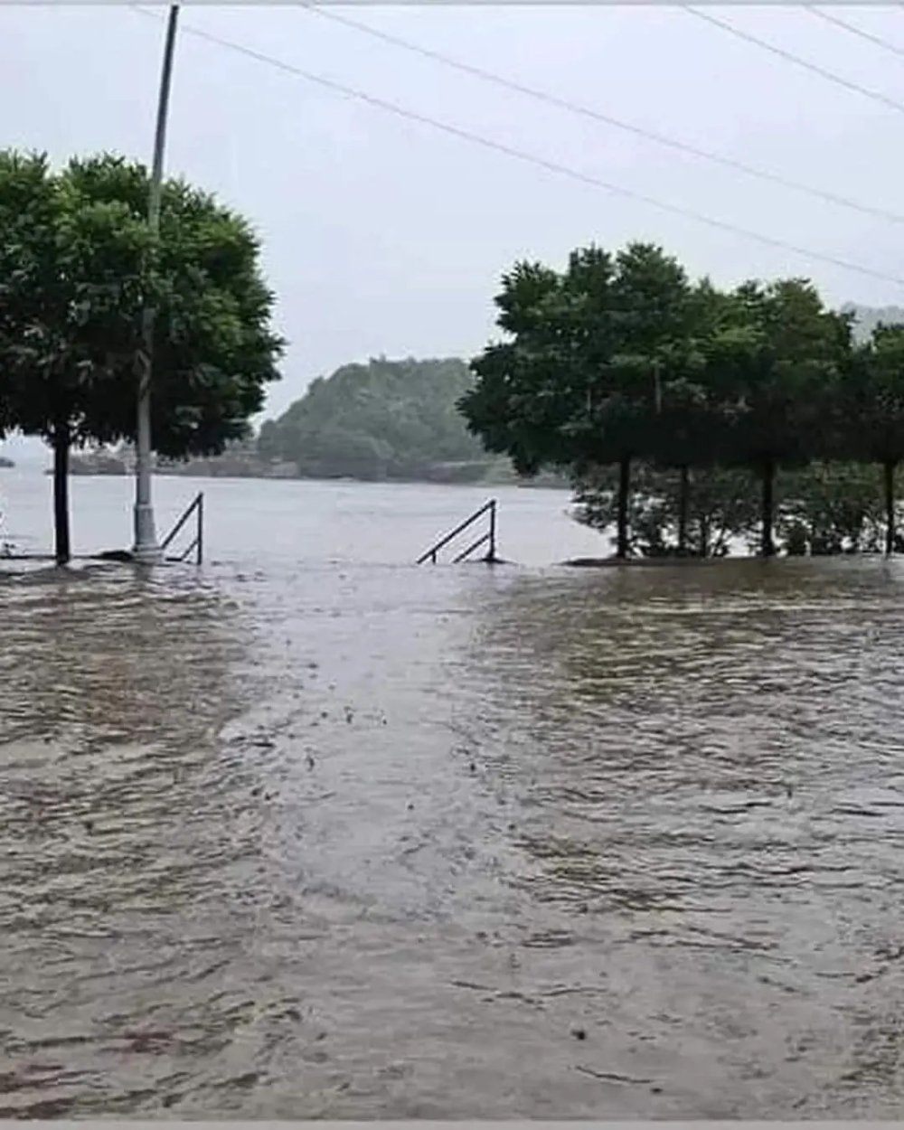 Tirebolu'da sağanak: Cadde ve sokaklar sular altında