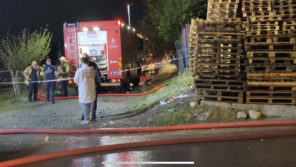 Arnavutköy’de kereste atölyesinde yangın: 1 ölü