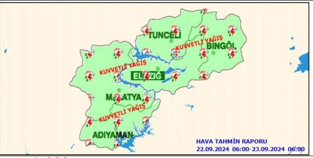 Meteorolojiden 5 il için kuvvetli yağış uyarısı