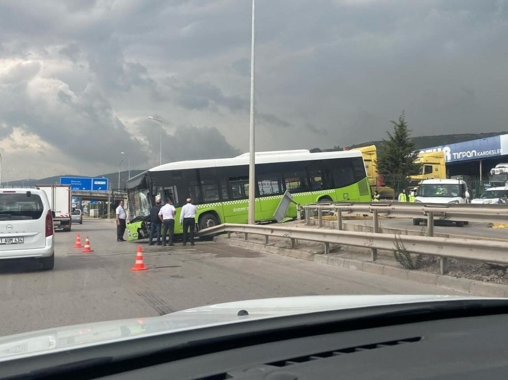 Kocaeli'de belediye otobüsündeki facia bakın nasıl önlendi