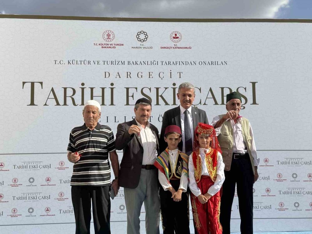 Mardin’de restorasyonu tamamlanan 400 yıllık Süryani Çarşısı açıldı