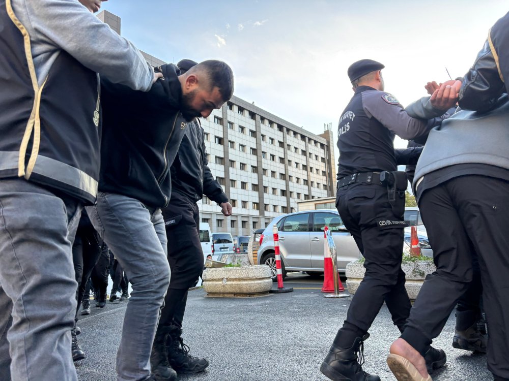 Daltonlar ve Barış Boyun suç örgütü üyesi 157 şüpheli adliyeye sevk edildi