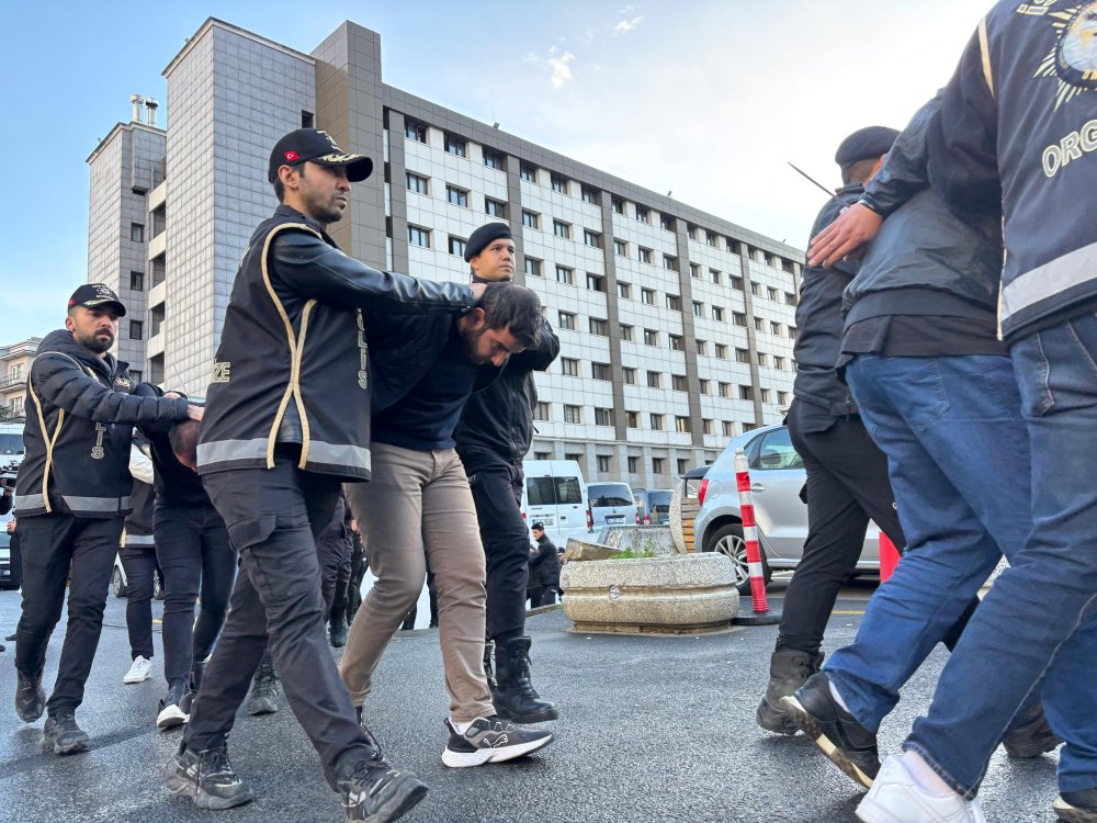 Daltonlar ve Barış Boyun suç örgütü üyesi 157 şüpheli adliyeye sevk edildi