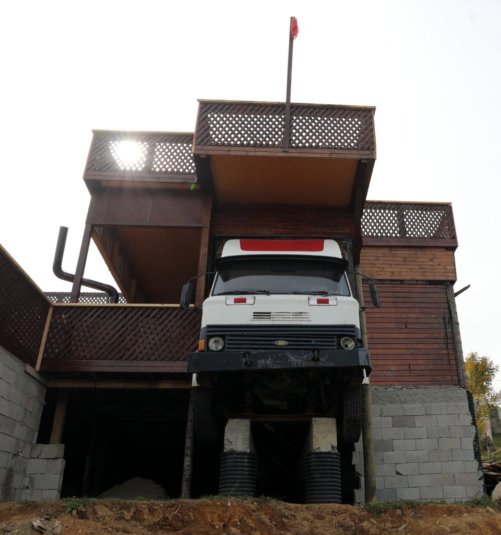 Karadeniz zekâsı sınır tanımıyor! 4 oda 1 mutfak 18 m uzunluğunda