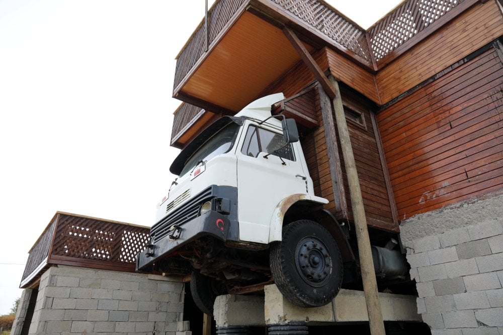 Karadeniz zekâsı sınır tanımıyor! 4 oda 1 mutfak 18 m uzunluğunda