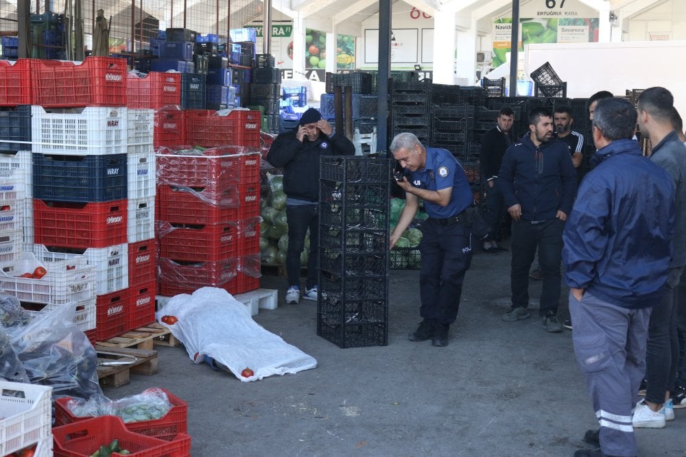 Sebze almaya gelmişti! Fenalaşarak yere düştü