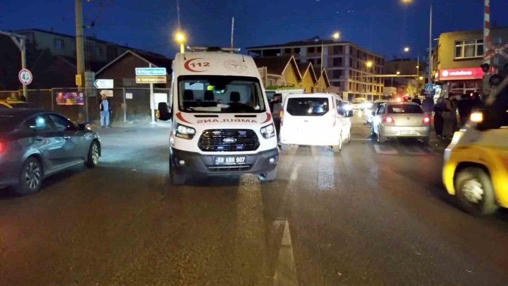 Tekirdağ’da hemzemin geçitte kaza: 1 yaralı