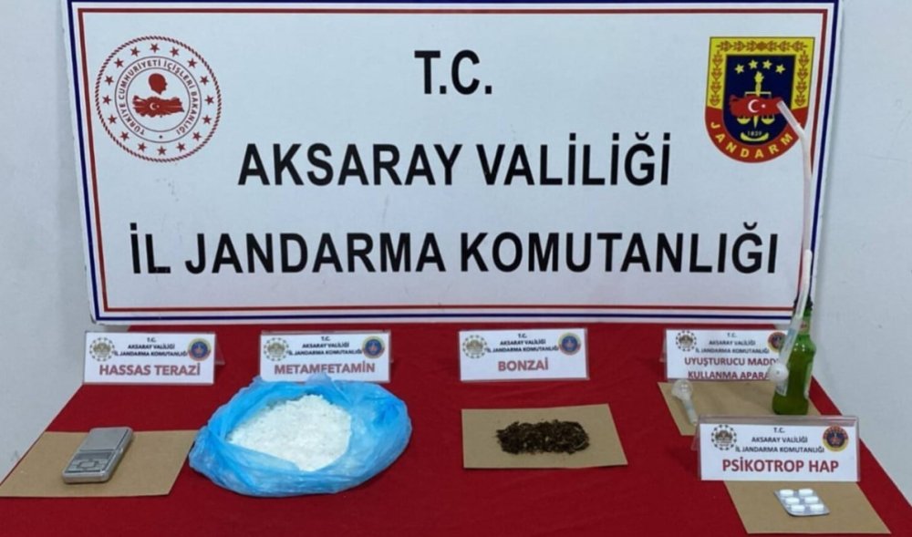 Aksaray’da uyuşturucu operasyonunda 2 kişi tutuklandı