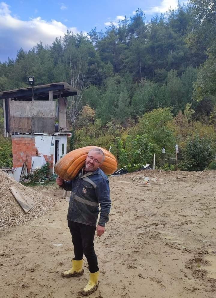 kabak boyu ve kilosu ile üreticisini şaşırttı