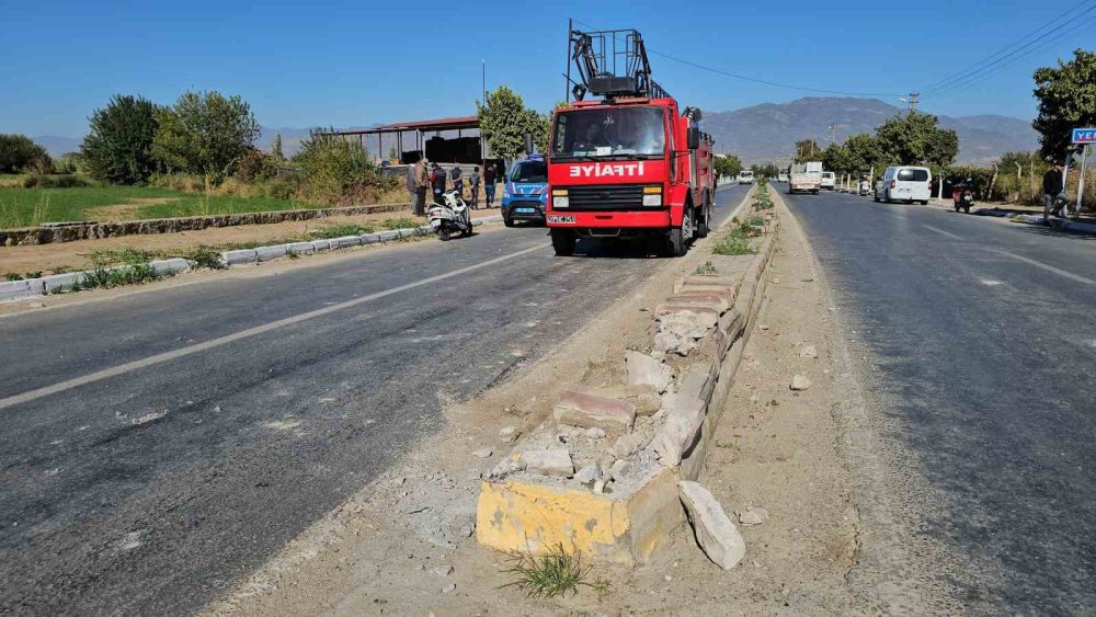 Aydın'da kamyonet takla attı! Yaralılar var