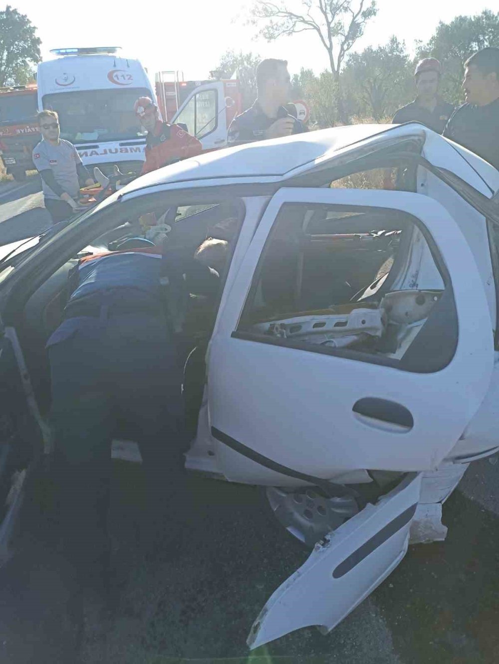 Balıkesir Savaştepe’de trafik kazası! 1 ölü 4 yaralı