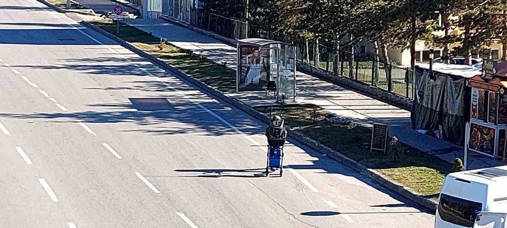 Erzurum’da polisi hareketlendiren anlar