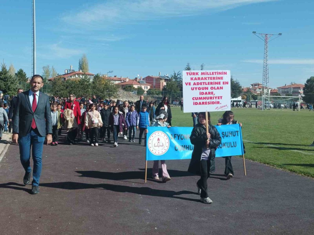 Şuhut’ta Cumhuriyet coşkusu