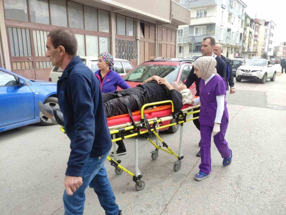 Bursa'da zeytin budarken merdivenden düştü